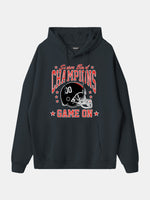 Super Bowl Champions Game On Football Hoodie Eleven Oasis