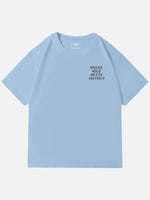 Where Wild Meets Instinct Graphic Cotton T-Shirt Eleven Oasis