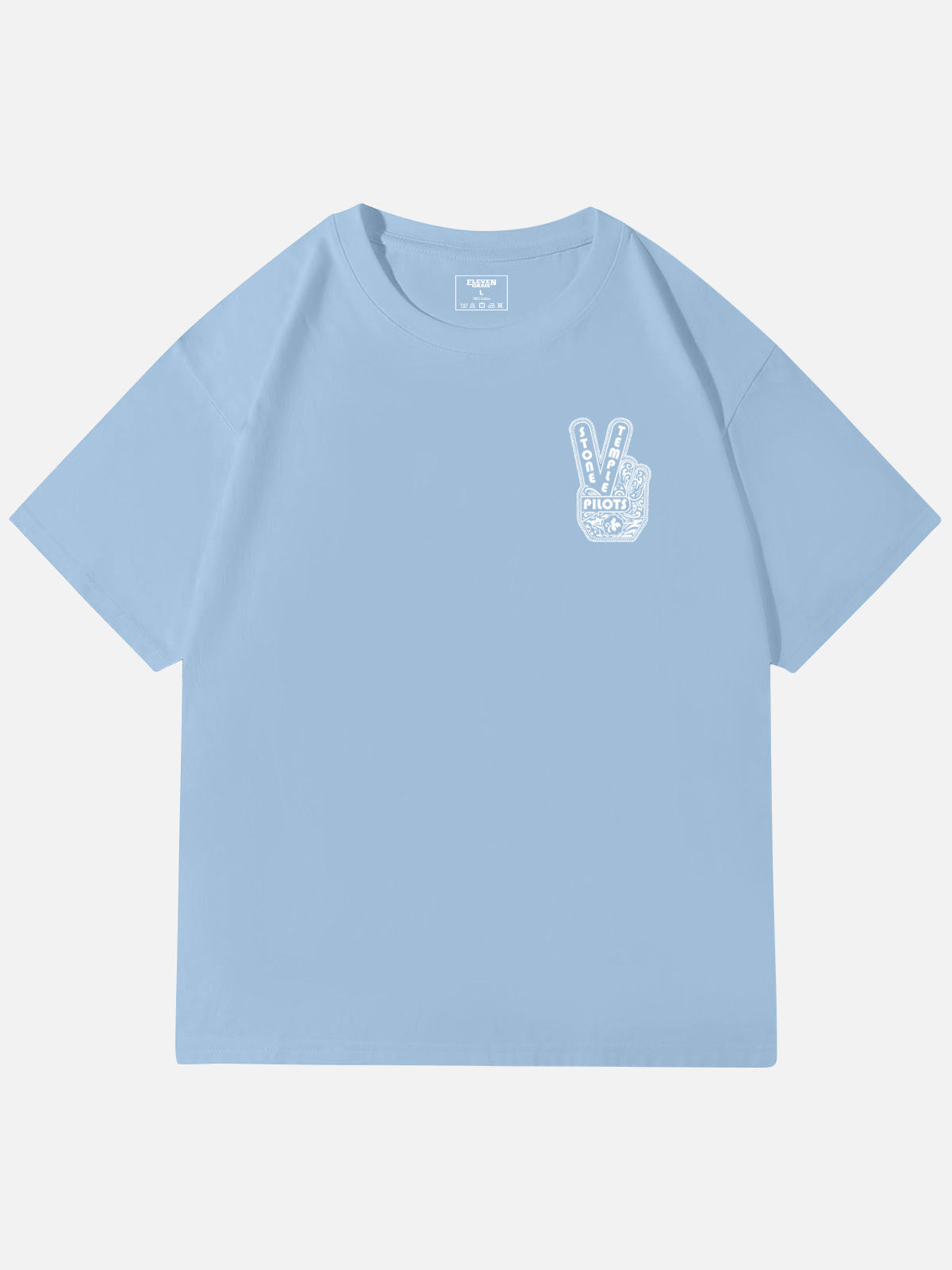 Stone Temple Pilots Peace Sign Graphic Cotton T-Shirt Eleven Oasis