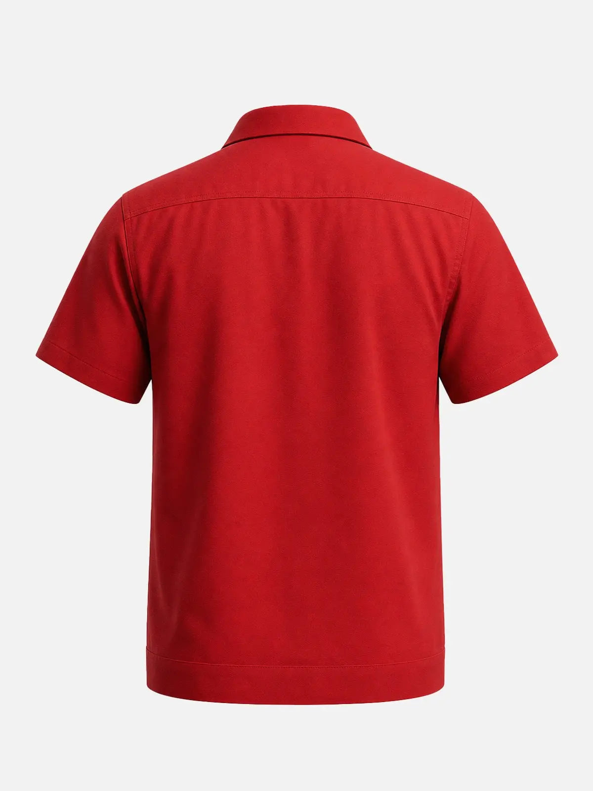 Men's Framed Panel Bowling Short Sleeve Shirt Eleven Oasis