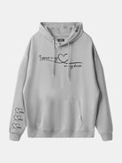 Custom Heart Sleeve Hoodie Eleven Oasis