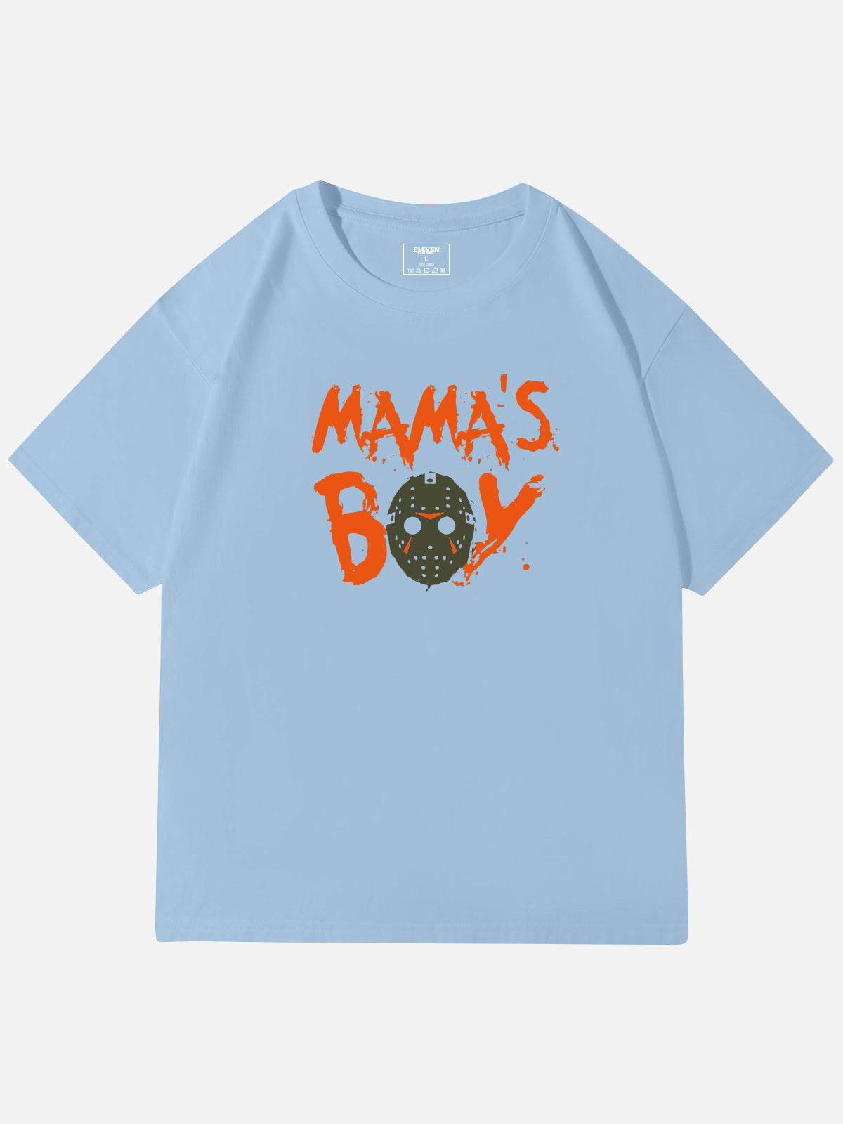 Mama's Boy Horror Graphic Cotton T-Shirt Eleven Oasis
