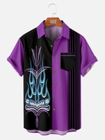 Automotive Stripe Short Sleeve Pocket ShirtMens short sleeve shirts Big and tall Mens shirts Short sleeve shirts for men Mens 4xl shirts Casual short sleeve shirts