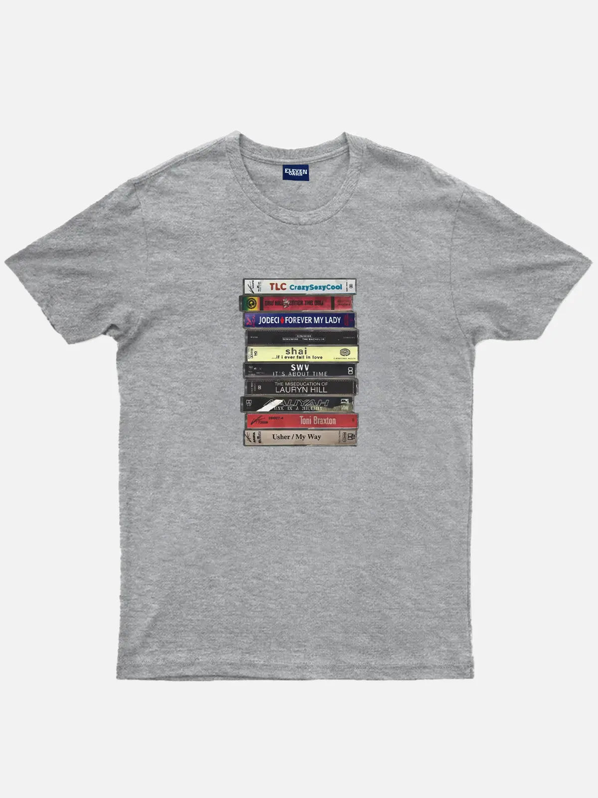 R&B Cassette Stack Cotton Short Sleeve Shirt Eleven Oasis