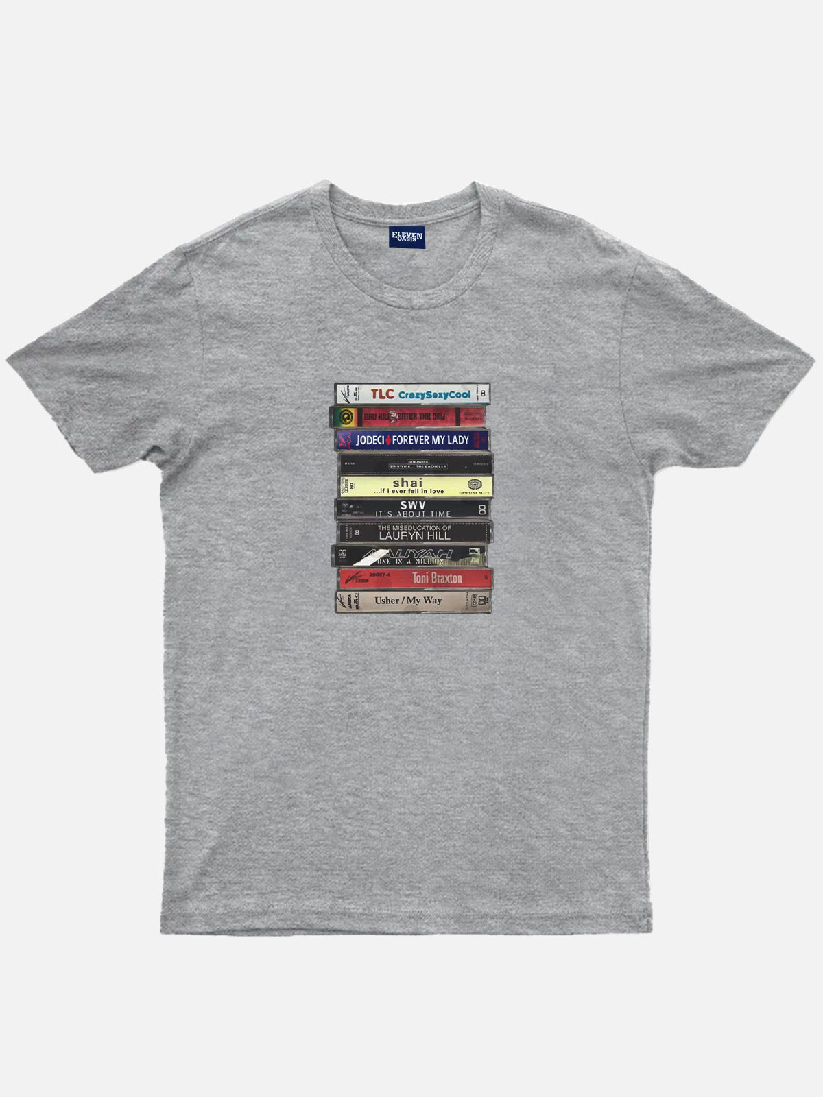 R&B Cassette Stack Cotton Short Sleeve Shirt Eleven Oasis