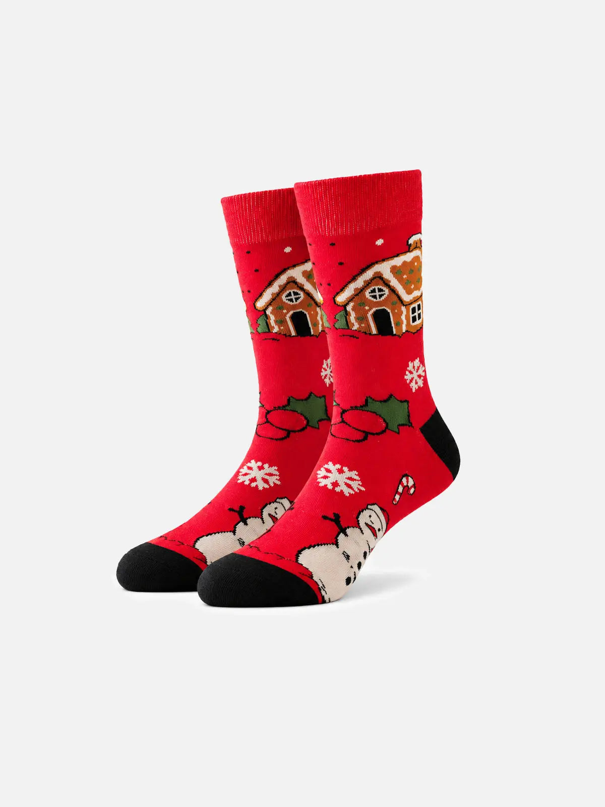 Men's Creepy Christmas Novelty Crew Socks