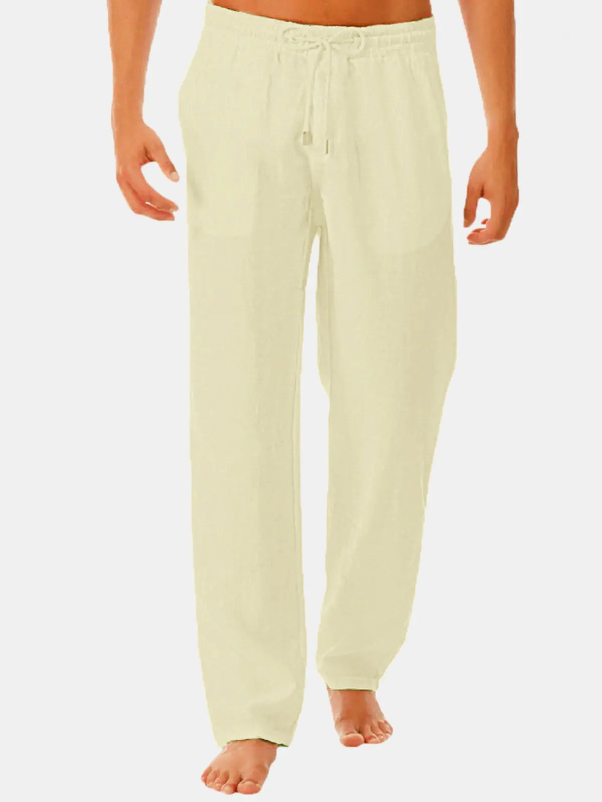 Men's Solid Color Casual Long Pants ElevenOasis