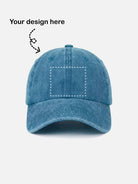Customizable Washed Cotton Bowling Strike Baseball Cap ElevenOasis