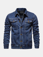 Men's Classic Button Denim Jacket ElevenOasis