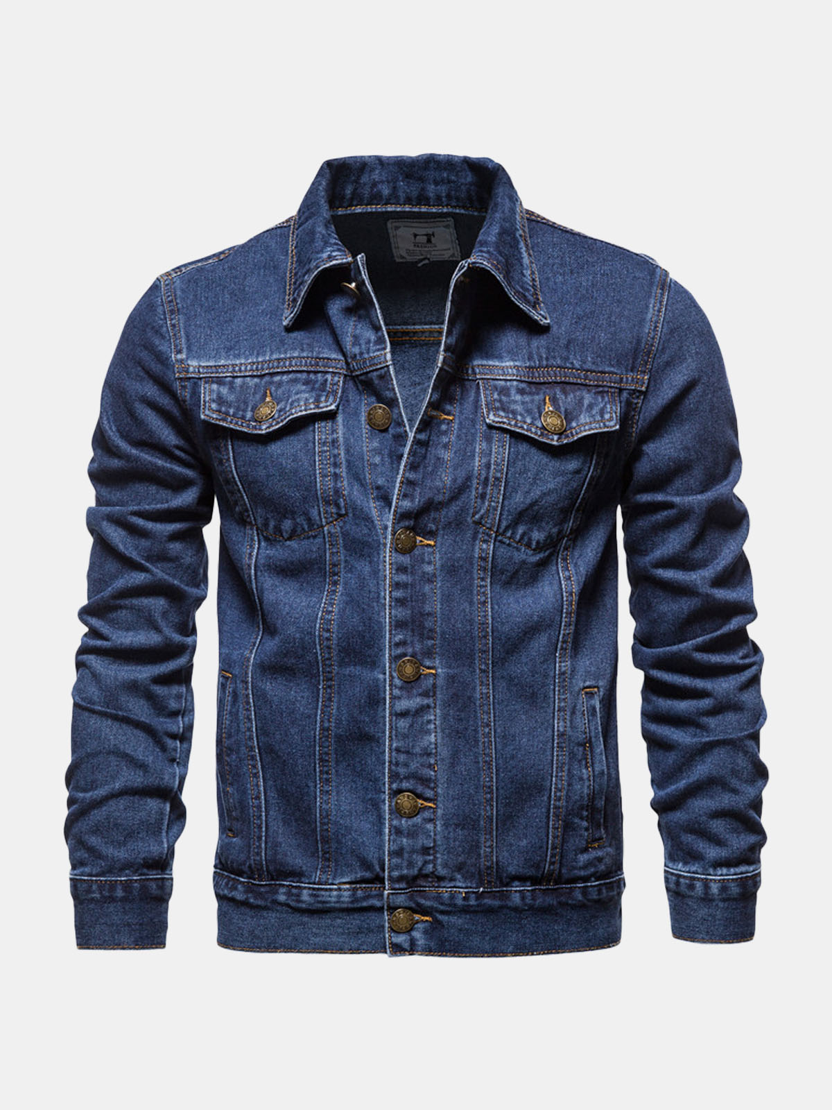 Men's Classic Button Denim Jacket Eleven Oasis