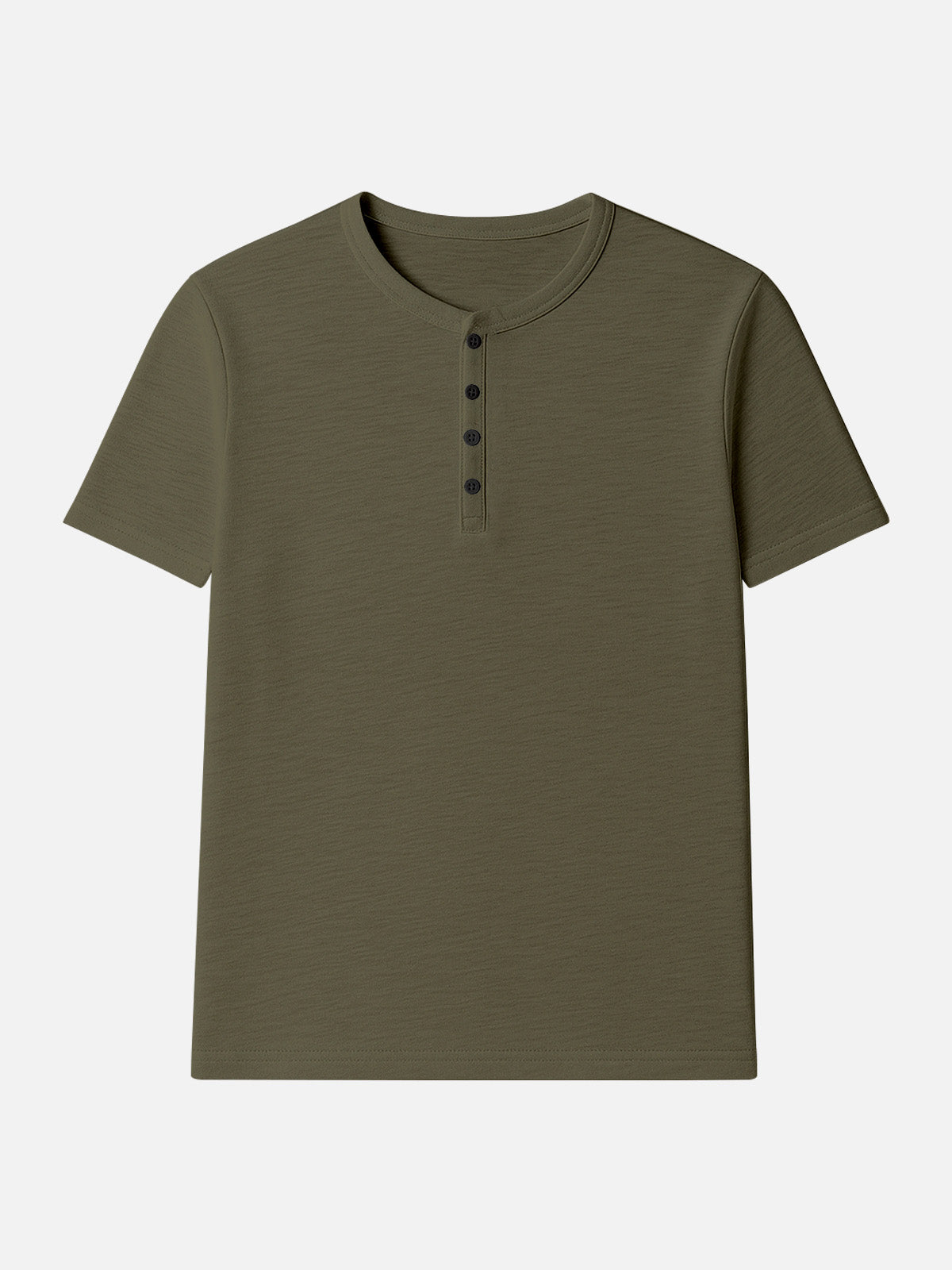 Men's Classic Cotton Henley T-Shirt Eleven Oasis