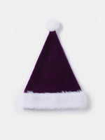 Playful Santa Faux-Fur Holiday Hat Eleven Oasis