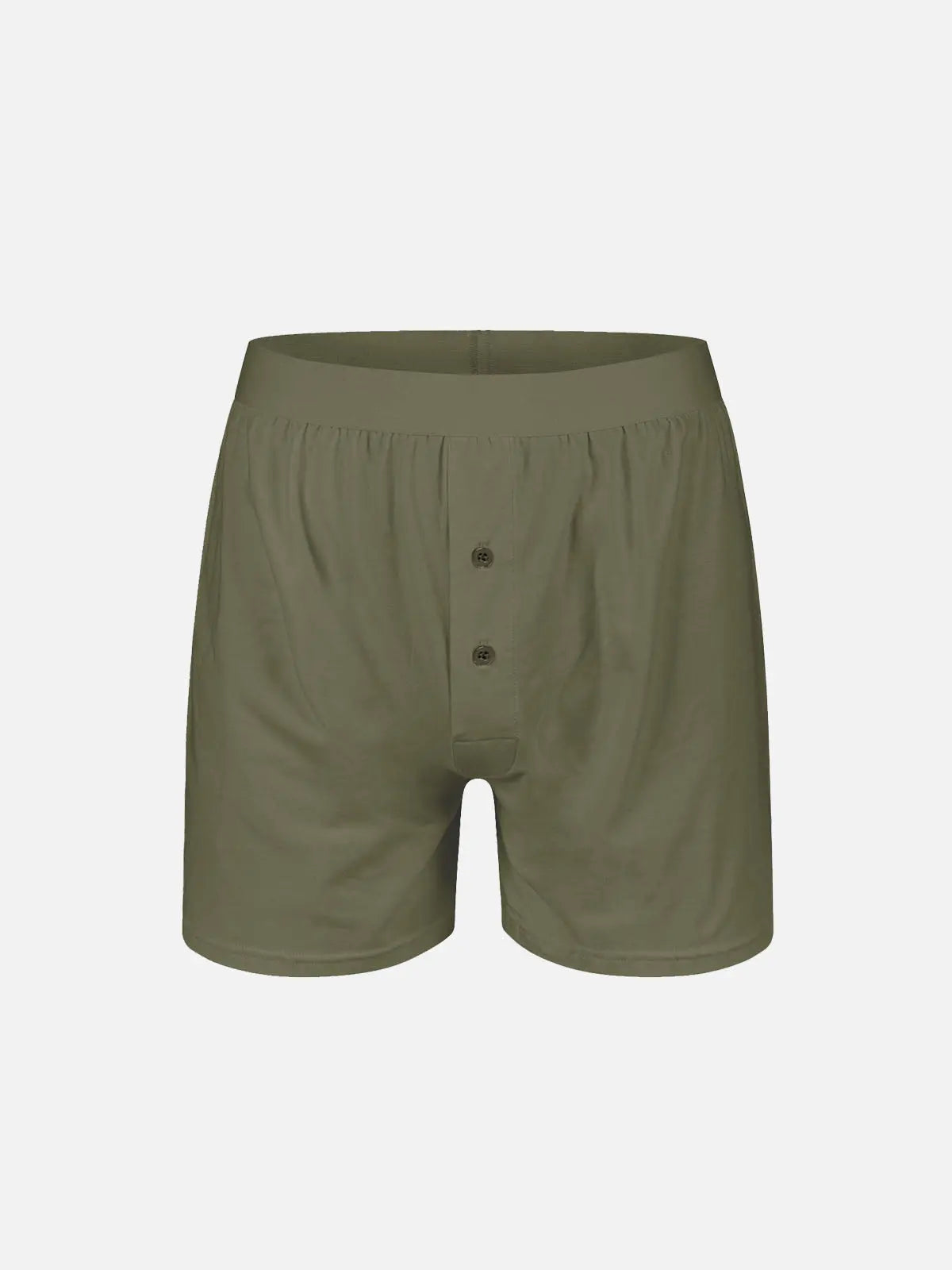 Men's Cotton Stretch Button Fly Boxer Eleven Oasis