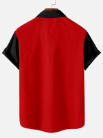 Christmas Santa Drinking Beer Striped Pattern Men's Short Sleeve ShirtMens short sleeve shirts Big and tall Mens shirts Short sleeve shirts for men Mens 4xl shirts Casual short sleeve shirts