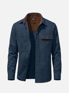 Men's Relaxed Fit Vintage Utility Overshirt Jacket ElevenOasis