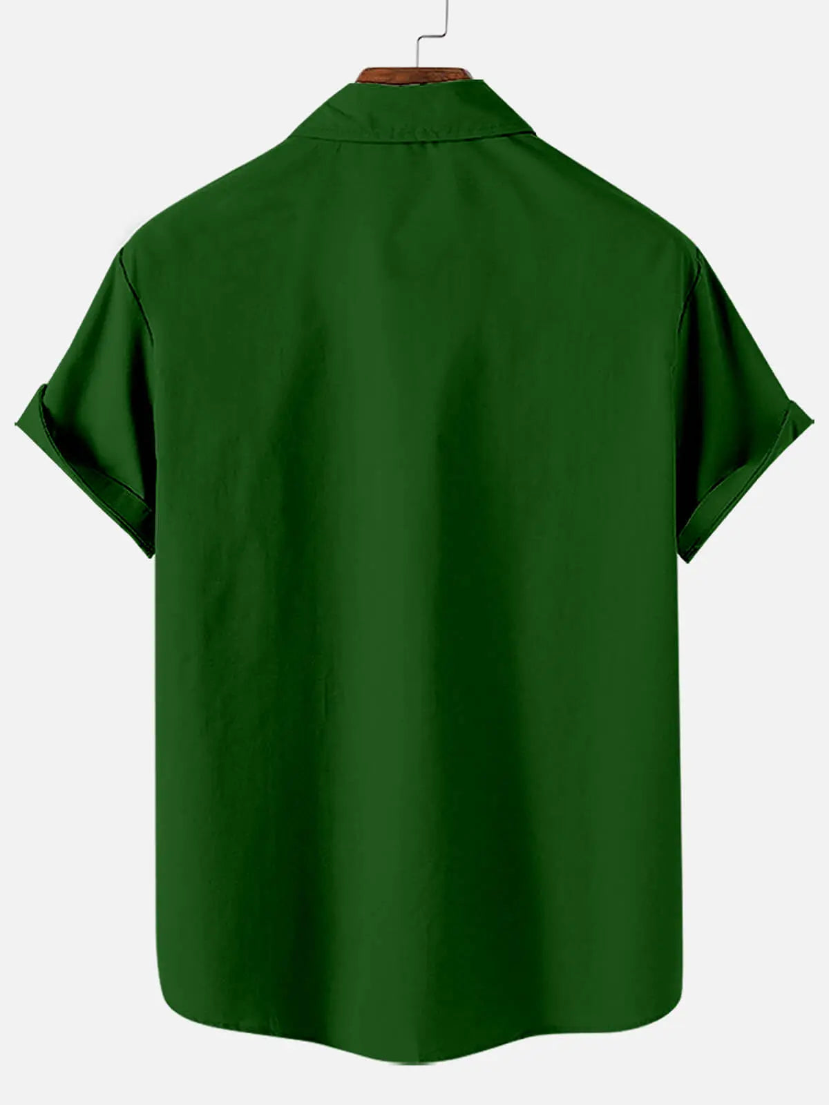 Men’s Skull Shamrock Panel Short Sleeve Shirt Eleven Oasis