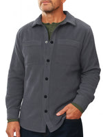 Men's Corduroy Utility Long Sleeve Shirt Eleven Oasis