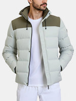 Men's Colorblock Winter Insulated Jacket Eleven Oasis