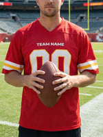 Men's Custom Kansas City Football Jersey Top Eleven Oasis