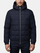 Men's Square-Quilt Winter Hooded Puffer Jacket Eleven Oasis