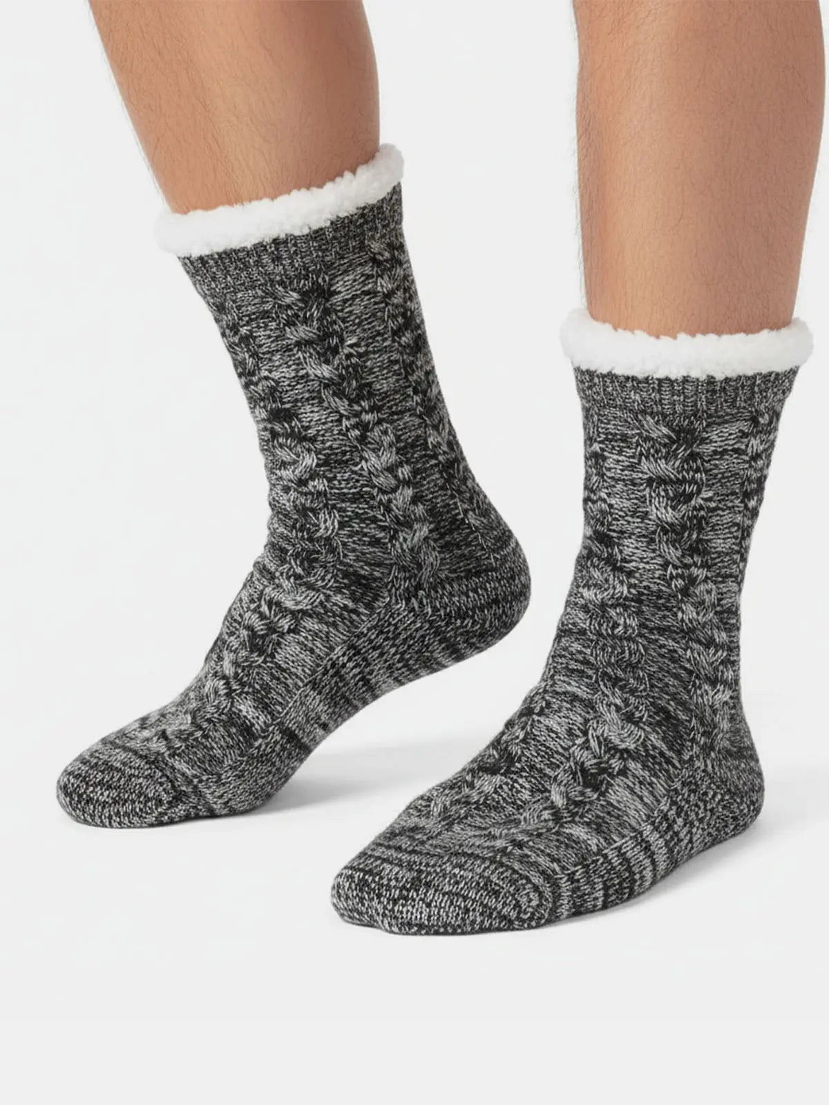 Thick Winter Plush-Lined Slipper Socks Eleven Oasis