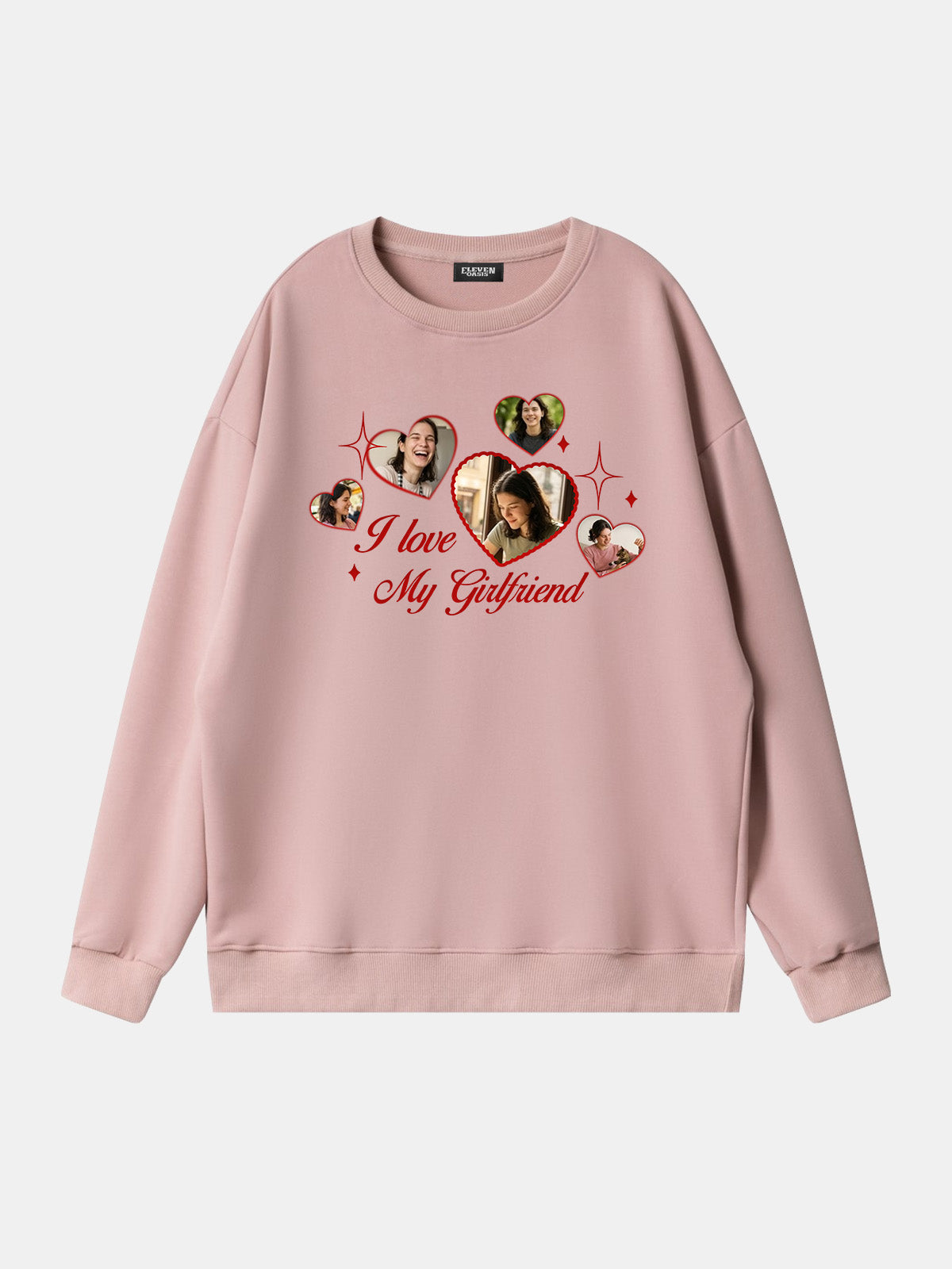 Custom Love Photo Sweatshirt Eleven Oasis