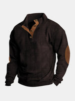 Men's Corduroy-Style Pullover Sweater Eleven Oasis