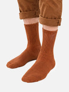 Men's Heavyweight Cotton Extended Size Crew Socks ElevenOasis
