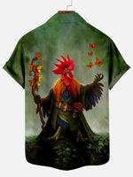Men's Hawaiian Chick Short Sleeve ShirtMens short sleeve shirts Big and tall Mens shirts Short sleeve shirts for men Mens 4xl shirts Casual short sleeve shirts