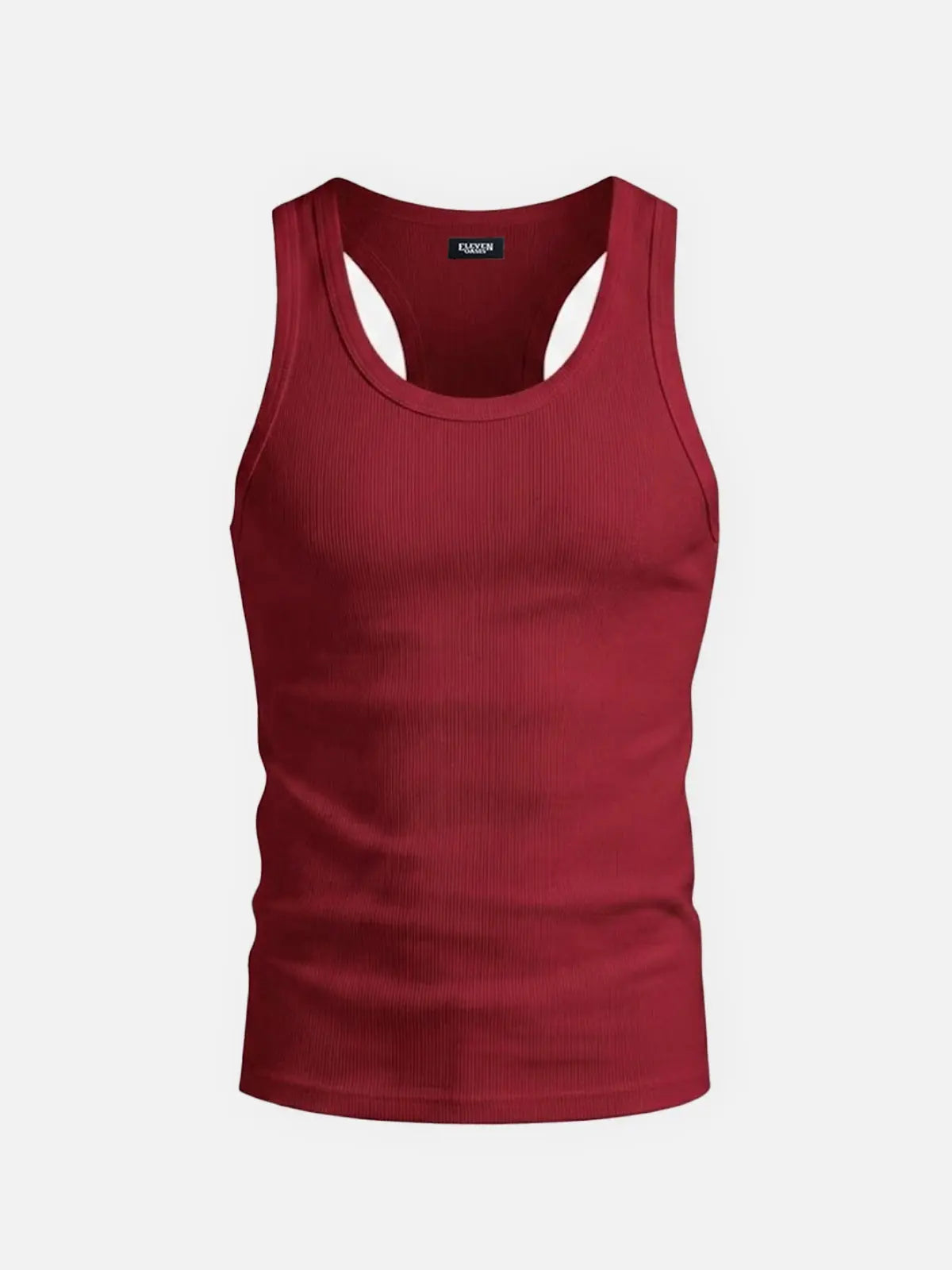 Men's Ribbed Athletic Slim Fit Tank Top Eleven Oasis