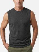 Men's Slim Fit Sleeveless Crew Neck Tank Top ElevenOasis