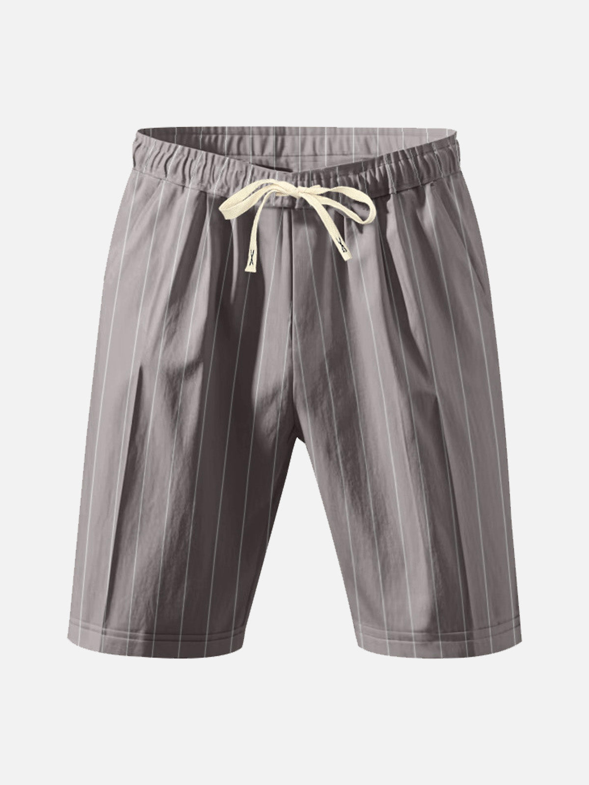 Men's Pinstripe Linen Blend Drawstring Shorts ElevenOasis