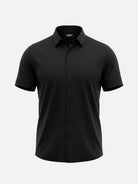 Men's Classic Solid Slim Fit Short Sleeve Shirt Eleven Oasis