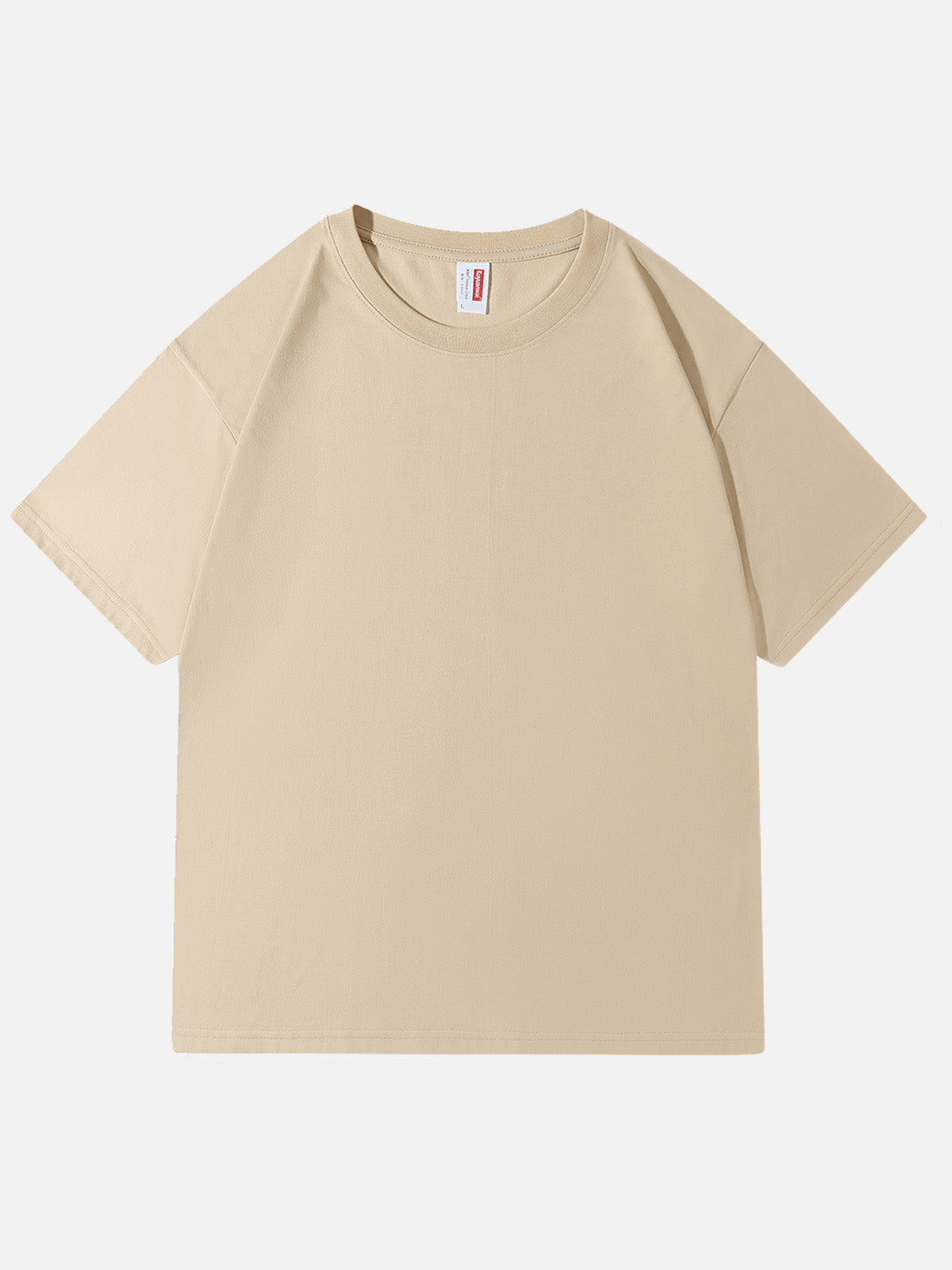Men’s Solid Color Basic Cotton Round Neck Short Sleeve T - Shirt Soft Light Colors Eleven Oasis
