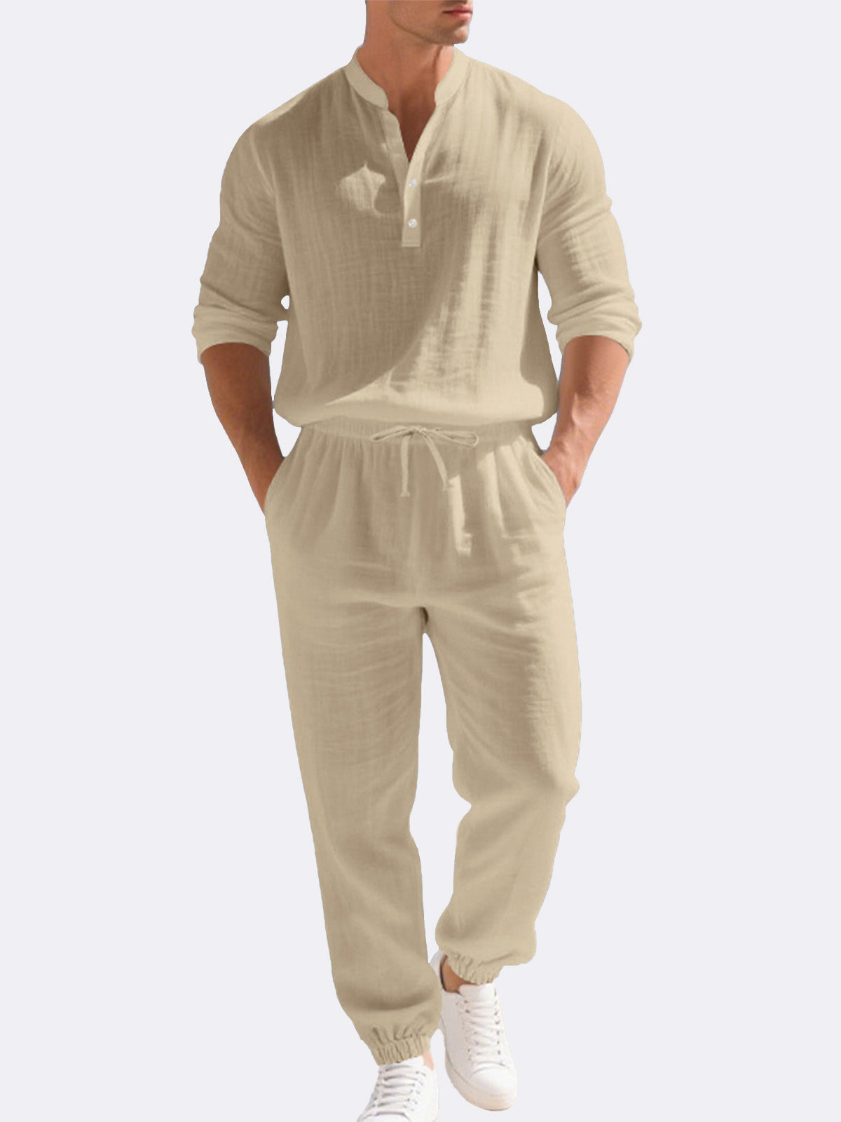 Men's Linen Long Sleeve Set Eleven Oasis