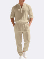 Men's Linen Long Sleeve Set Eleven Oasis