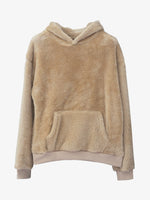 Men's Plush Sherpa Fleece Hoodie Eleven Oasis