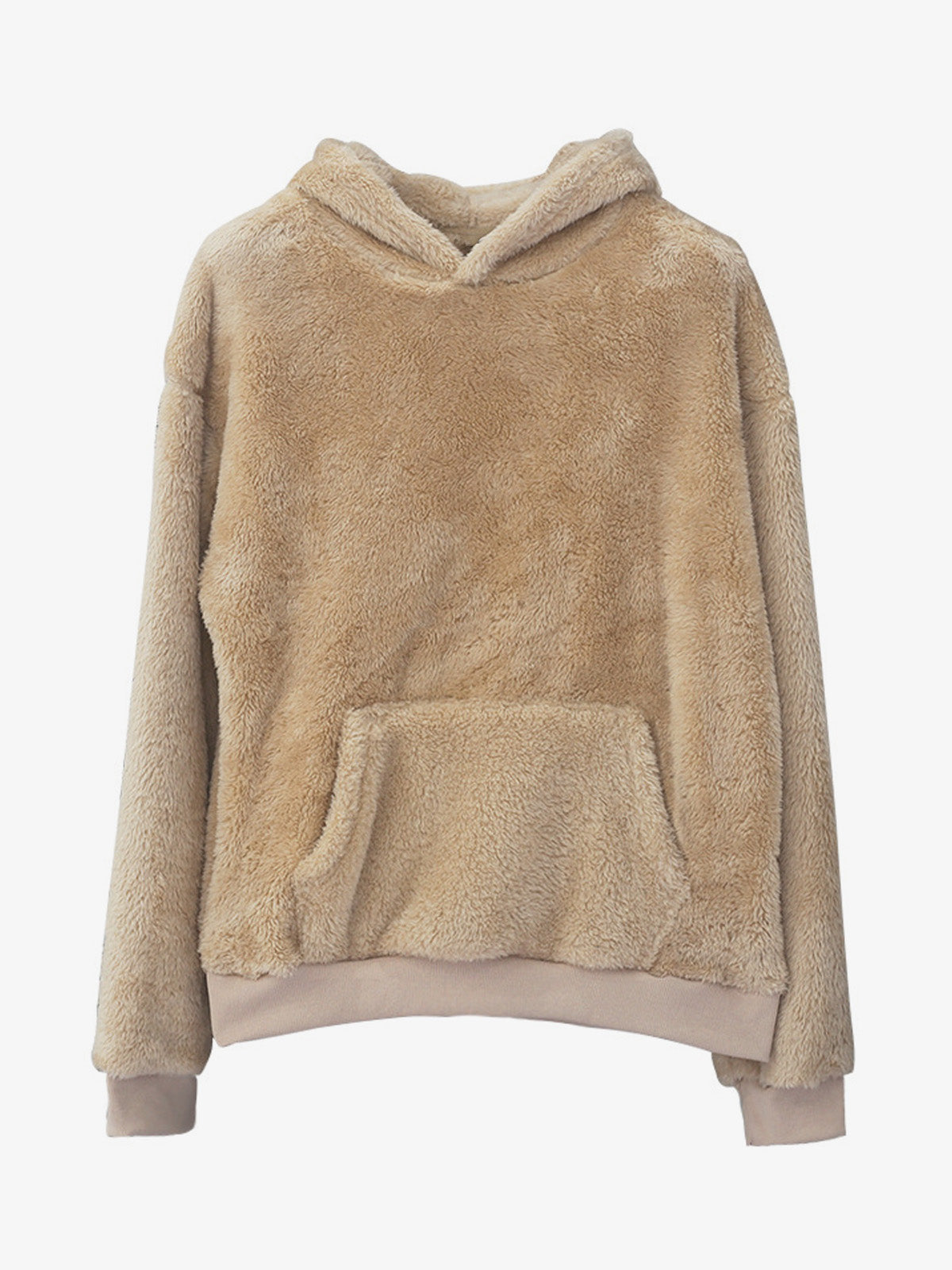 Men's Plush Sherpa Fleece Hoodie Eleven Oasis