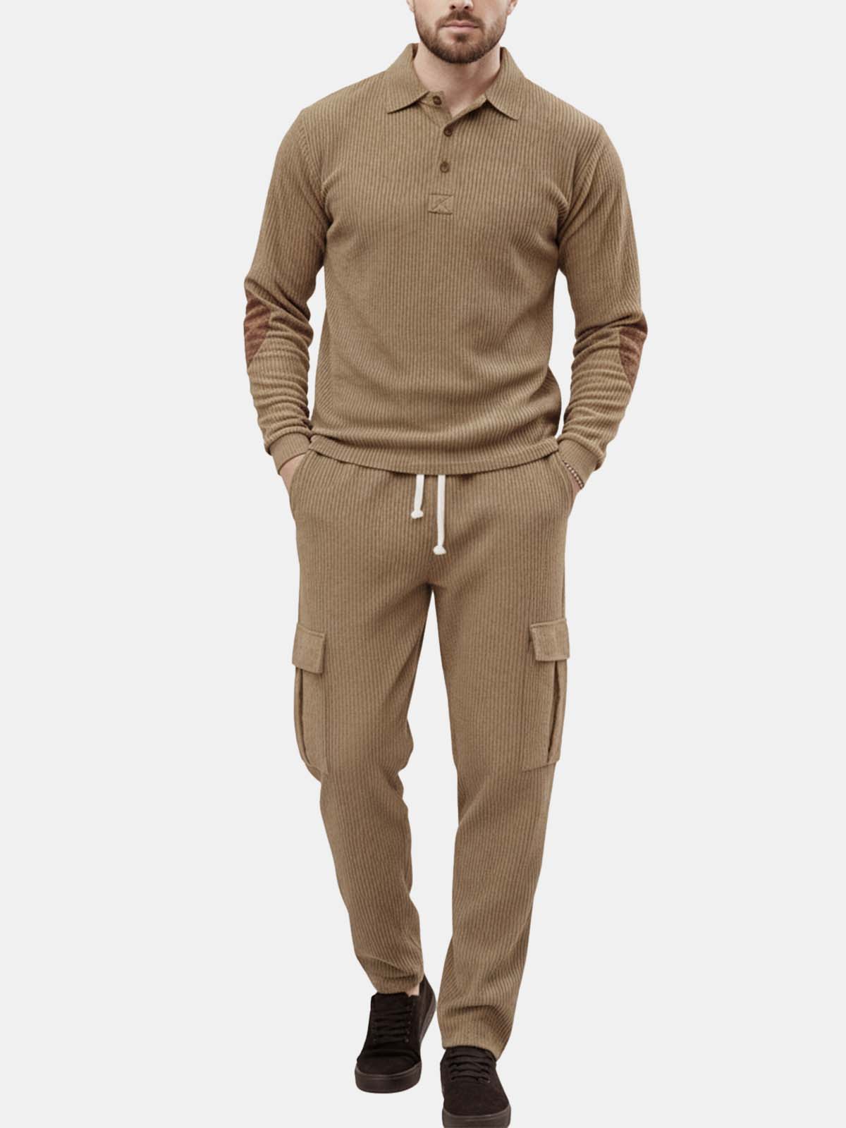 Men's Polo Sweatshirt Cargo Lounge Set Eleven Oasis