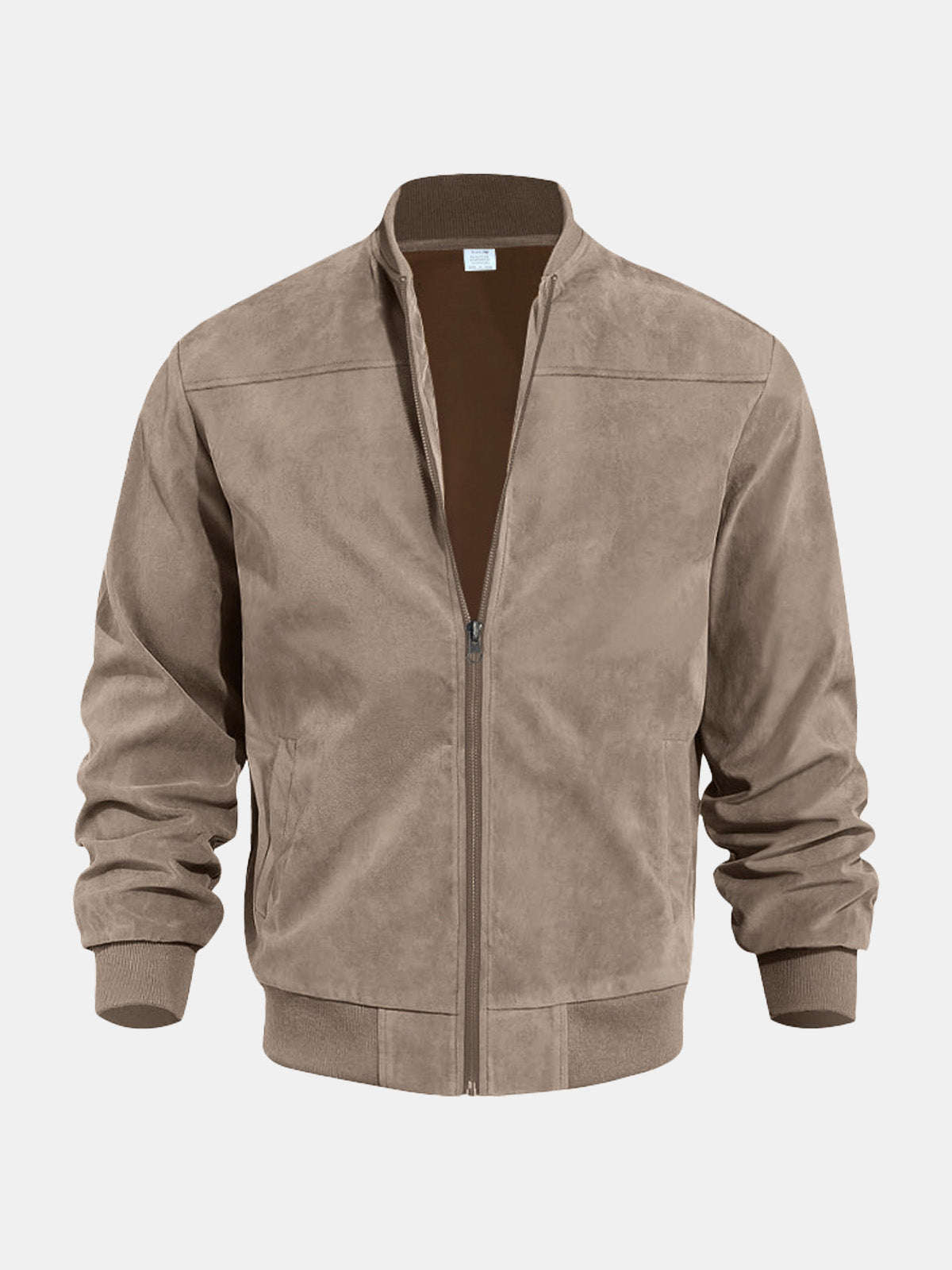 Men's Suede-Feel Bomber Jacket Eleven Oasis