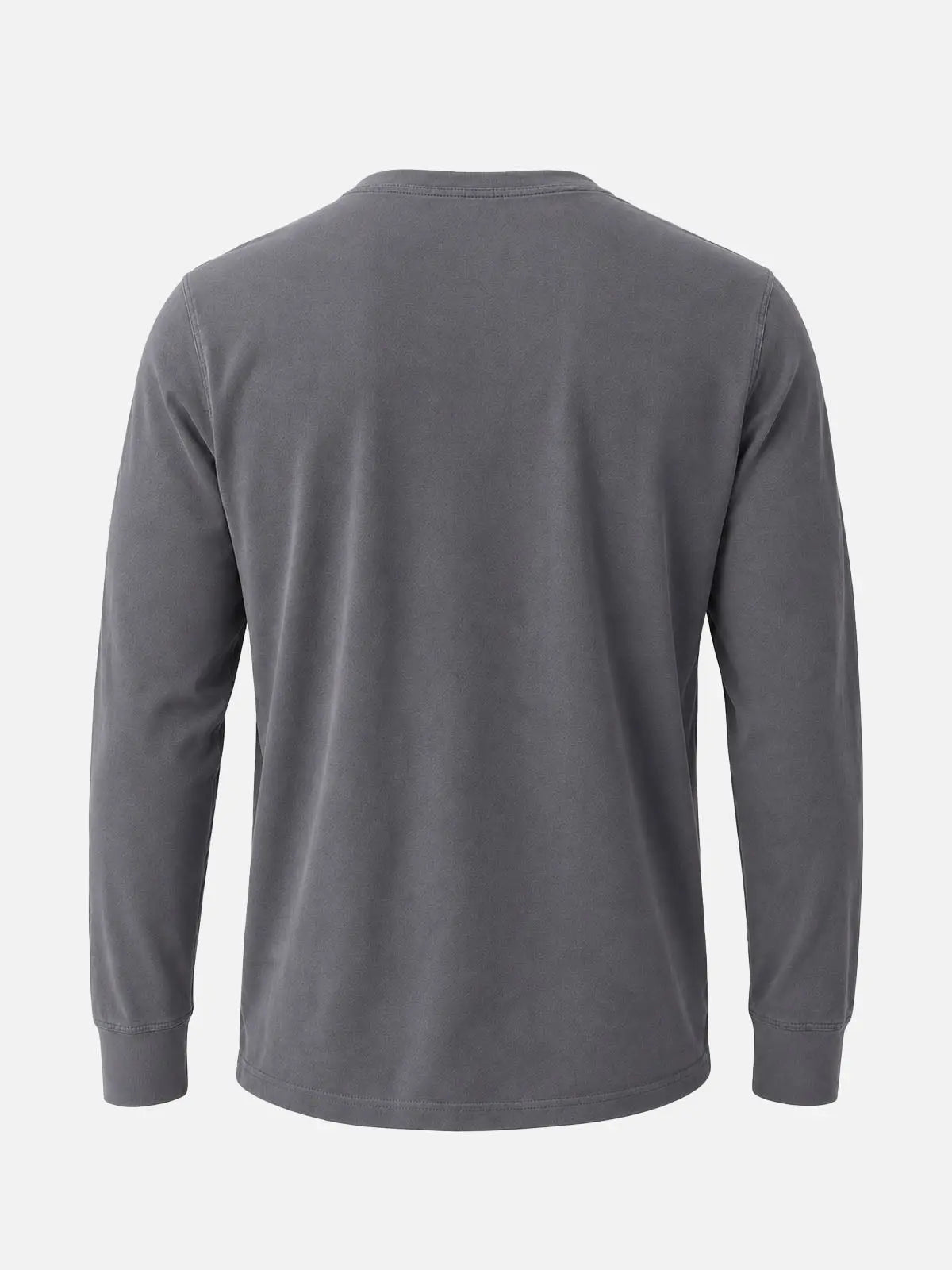 Men's Classic Henley Slim Fit Long Sleeve Shirt Eleven Oasis