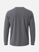 Men's Classic Henley Slim Fit Long Sleeve Shirt Eleven Oasis