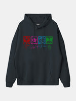KISS Band Member Faces Vintage Graphic Hoodie Eleven Oasis