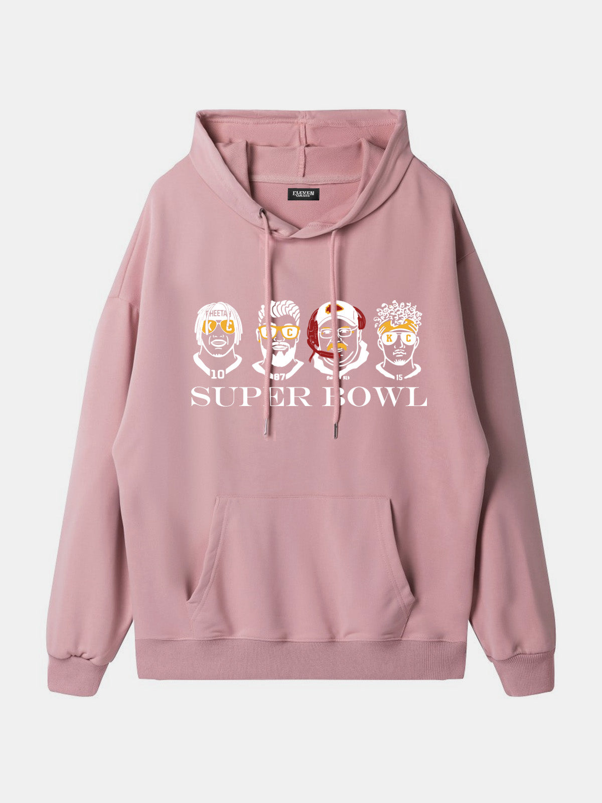 Kansas City Football Player Graphic Hoodie Eleven Oasis