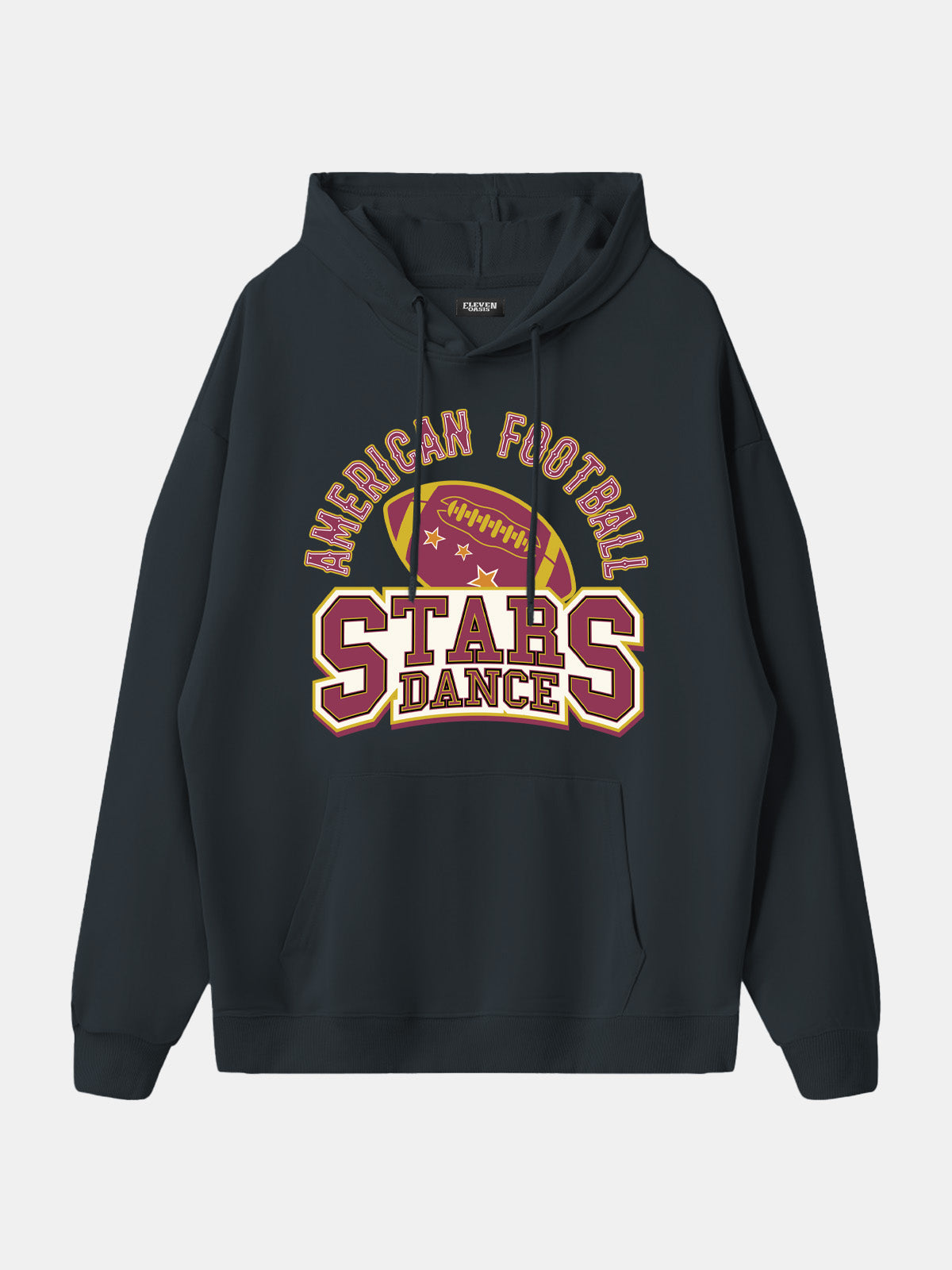 American Football Stars Dance Graphic Hoodie Eleven Oasis