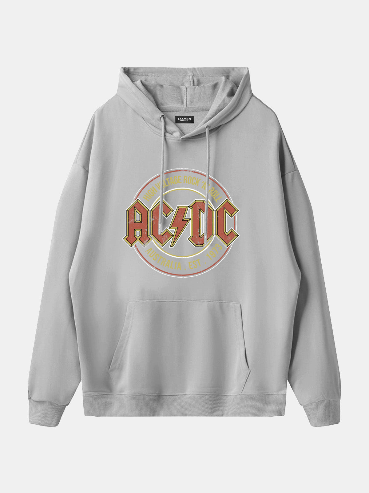 AC/DC High Voltage Vintage Band Hoodie Eleven Oasis
