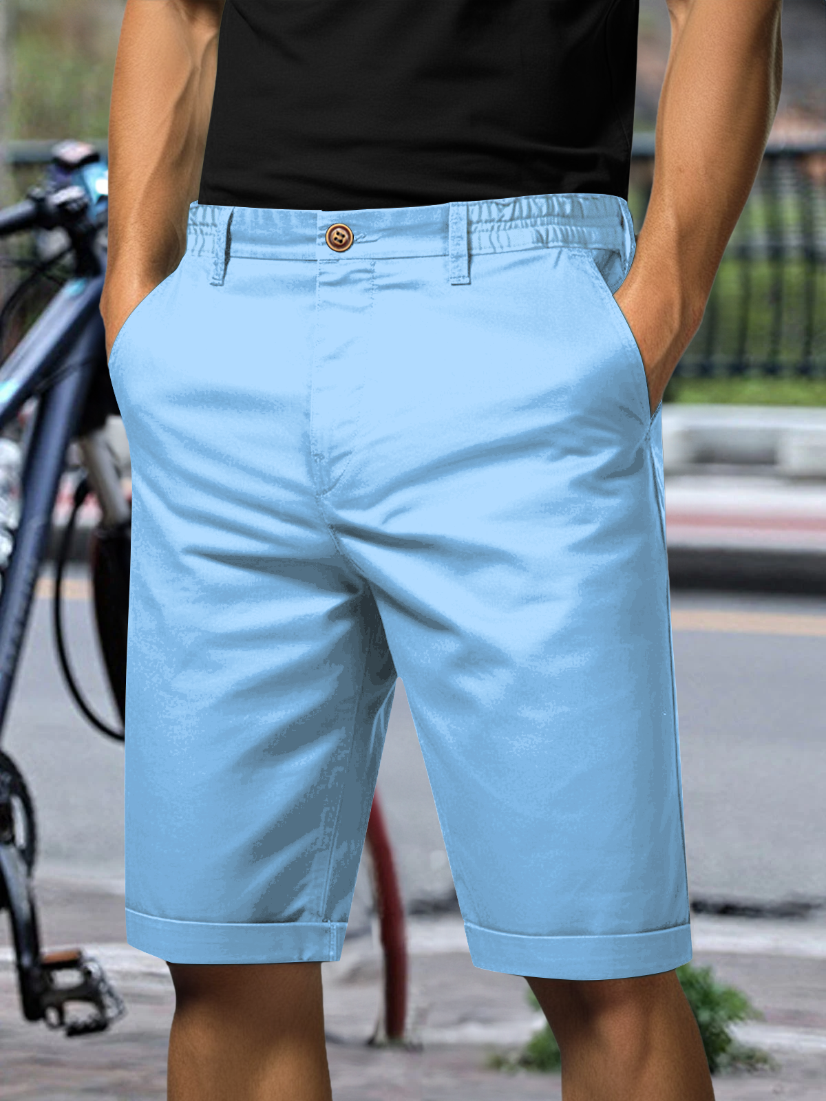 Men's Cotton Casual Daywear Cargo Shorts Pants Eleven Oasis