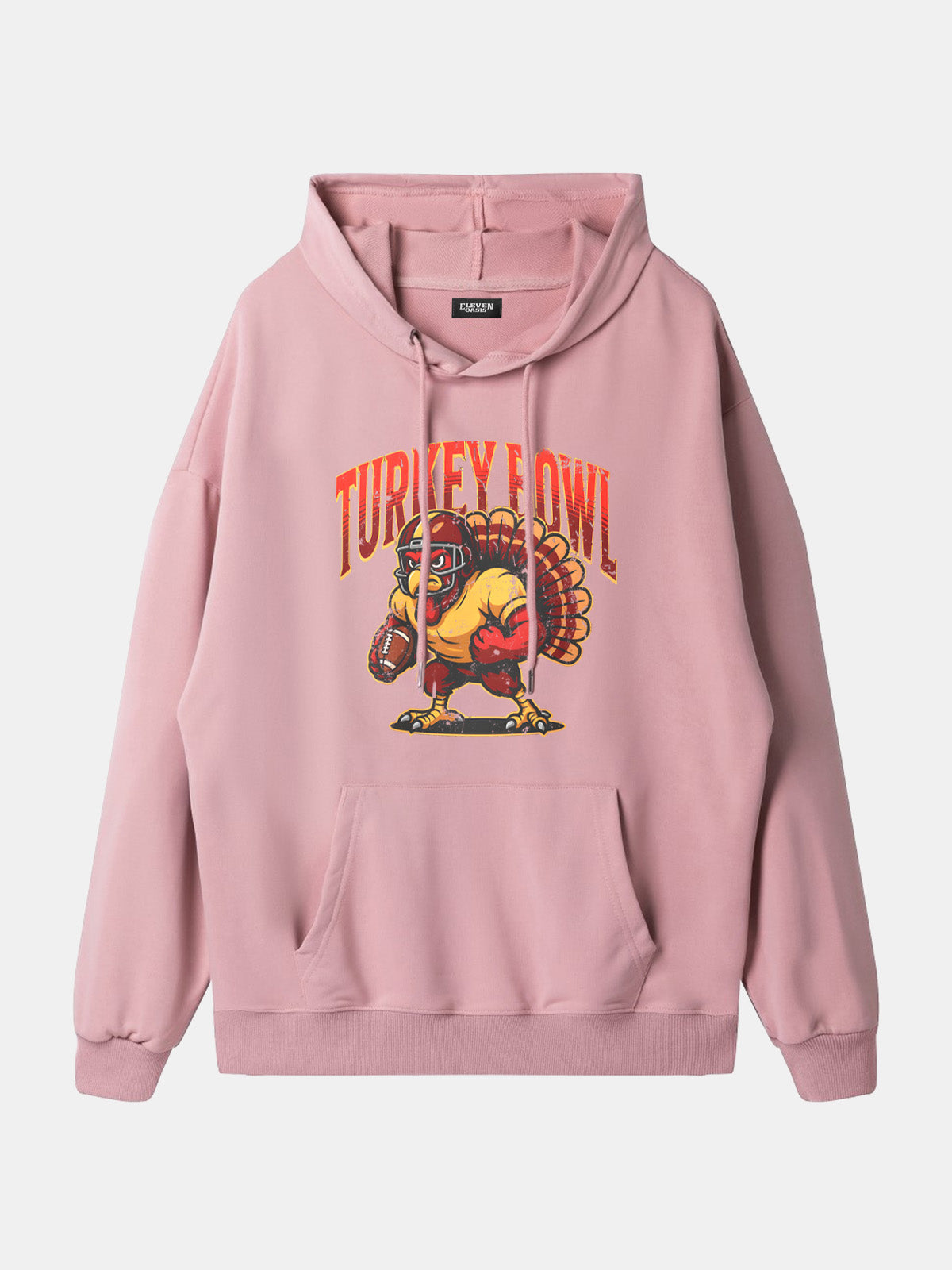 Turkey Bowl Thanksgiving Hoodie Eleven Oasis