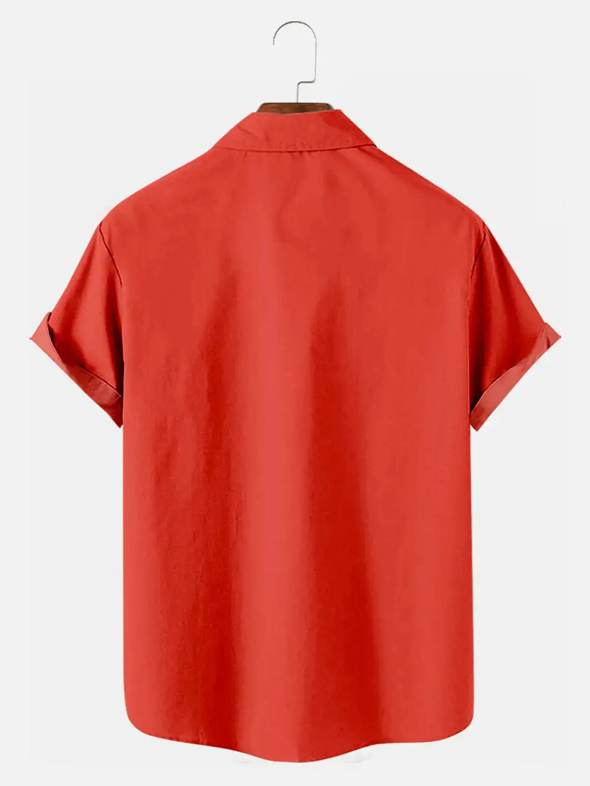 Christmas Santa Costume Men's Short Sleeve Shirt ElevenOasis