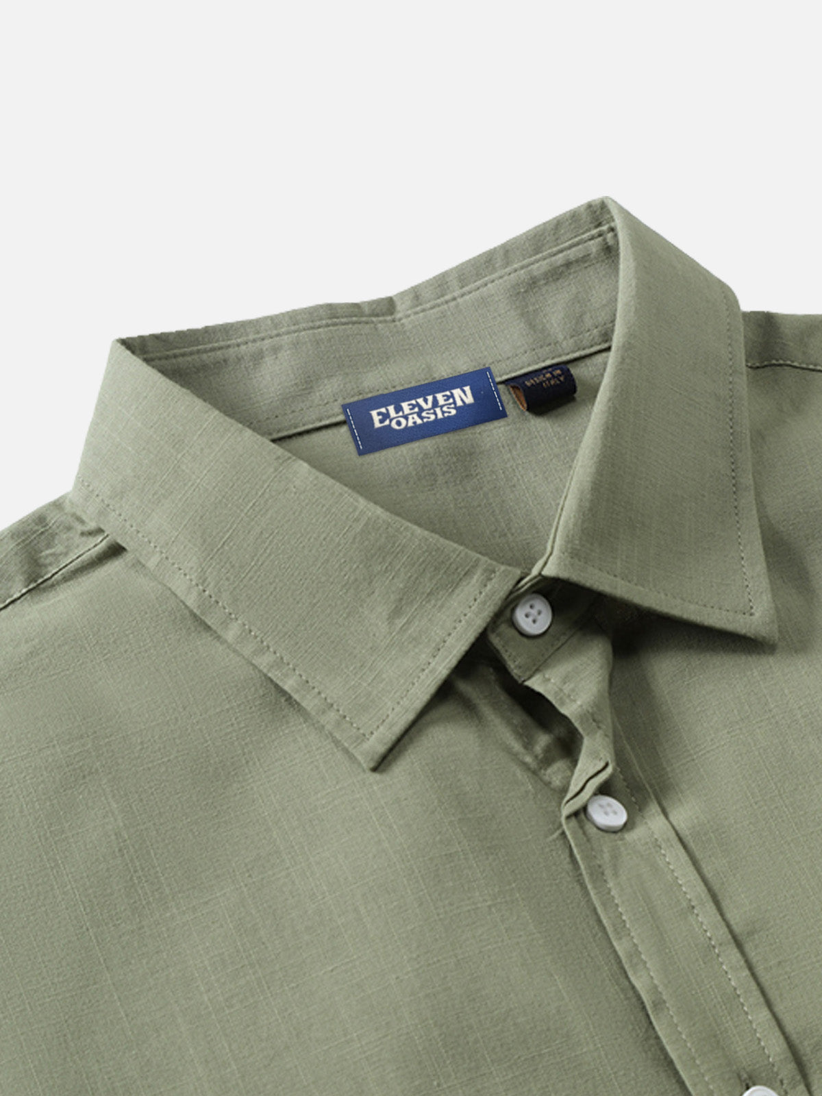 Men's Textured Cotton Classic Pocket Short Sleeve Shirt ElevenOasis